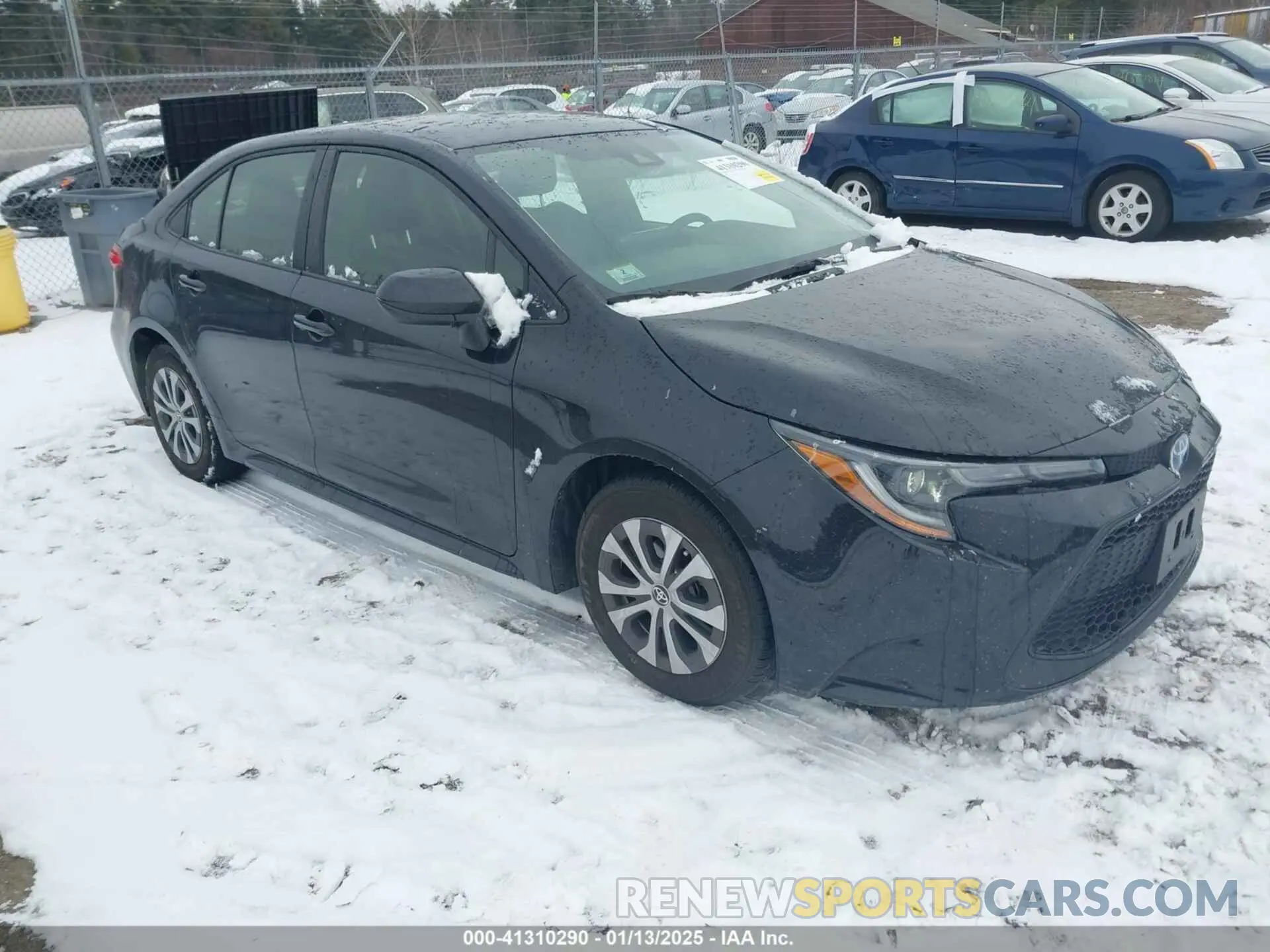 1 Photograph of a damaged car JTDEAMDE7NJ048810 TOYOTA COROLLA 2022