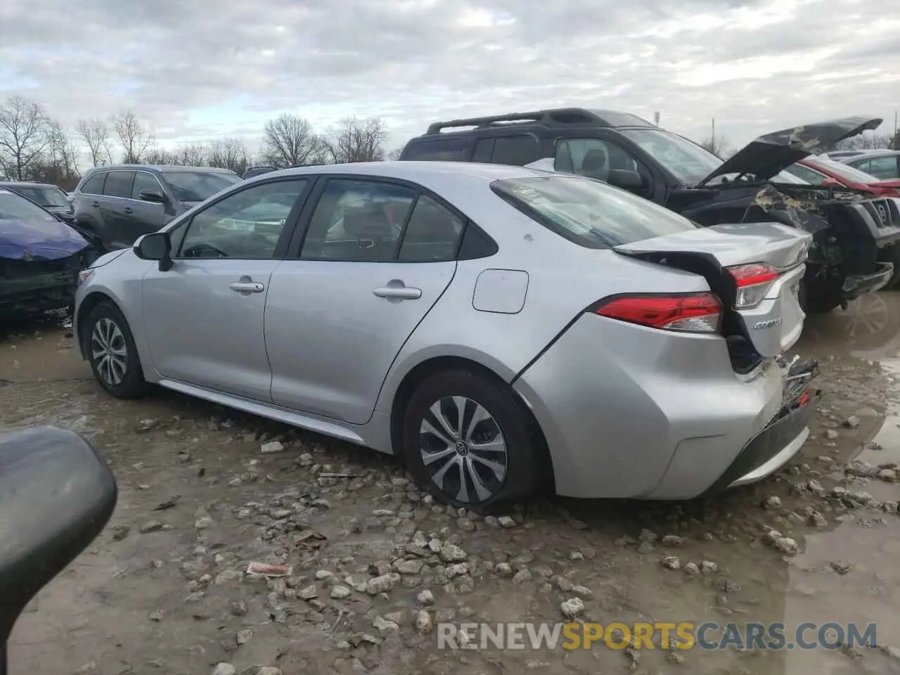 2 Photograph of a damaged car JTDEAMDE8N3002715 TOYOTA COROLLA 2022