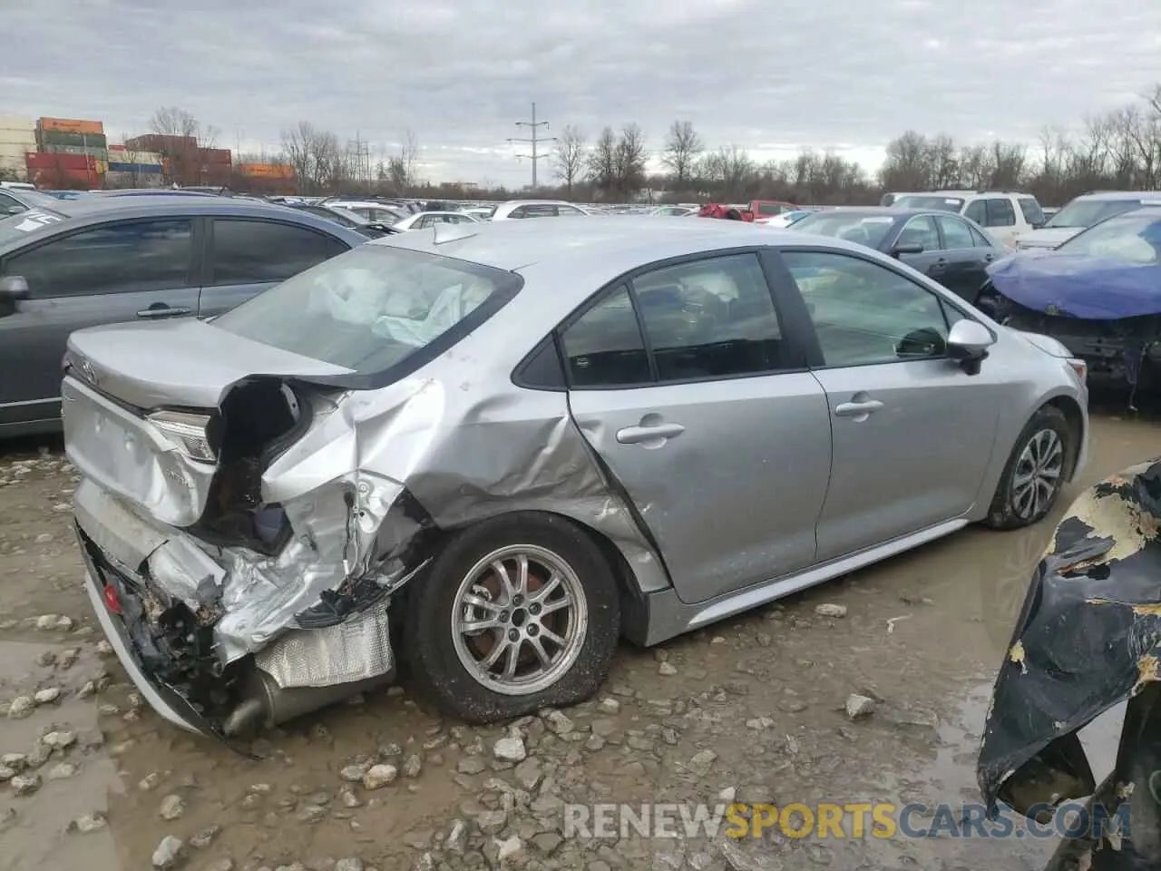 3 Photograph of a damaged car JTDEAMDE8N3002715 TOYOTA COROLLA 2022