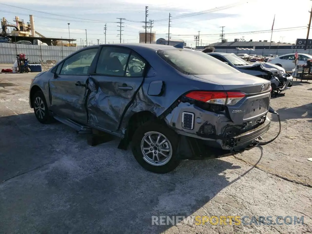3 Photograph of a damaged car JTDEAMDE8N3013388 TOYOTA COROLLA 2022