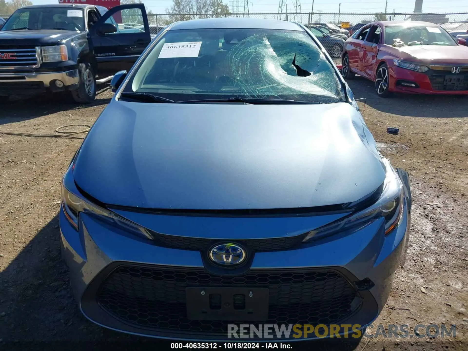 12 Фотография поврежденного автомобиля JTDEAMDE8NJ046077 TOYOTA COROLLA 2022