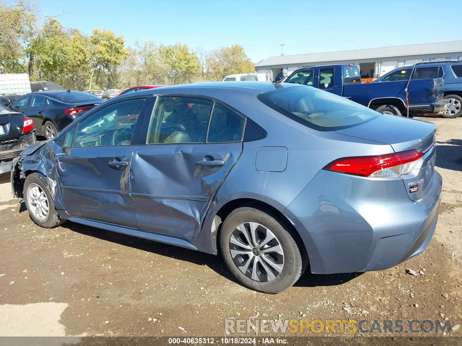 14 Фотография поврежденного автомобиля JTDEAMDE8NJ046077 TOYOTA COROLLA 2022