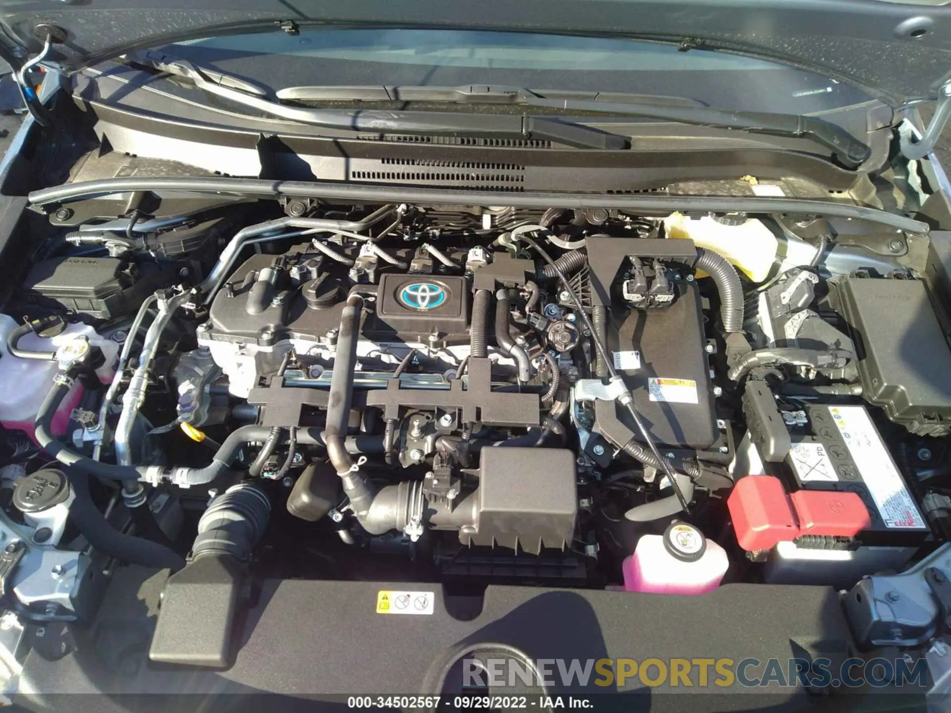 10 Фотография поврежденного автомобиля JTDEAMDE8NJ054891 TOYOTA COROLLA 2022
