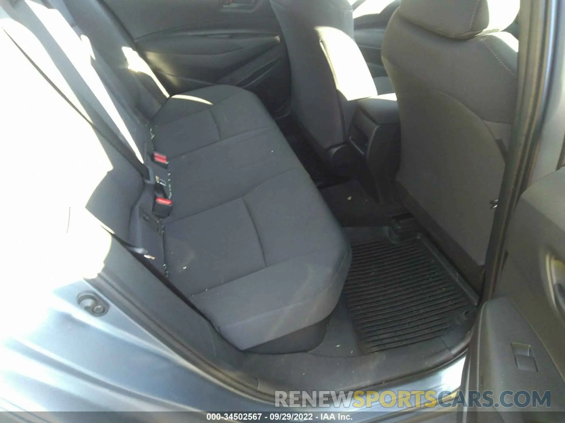 8 Фотография поврежденного автомобиля JTDEAMDE8NJ054891 TOYOTA COROLLA 2022