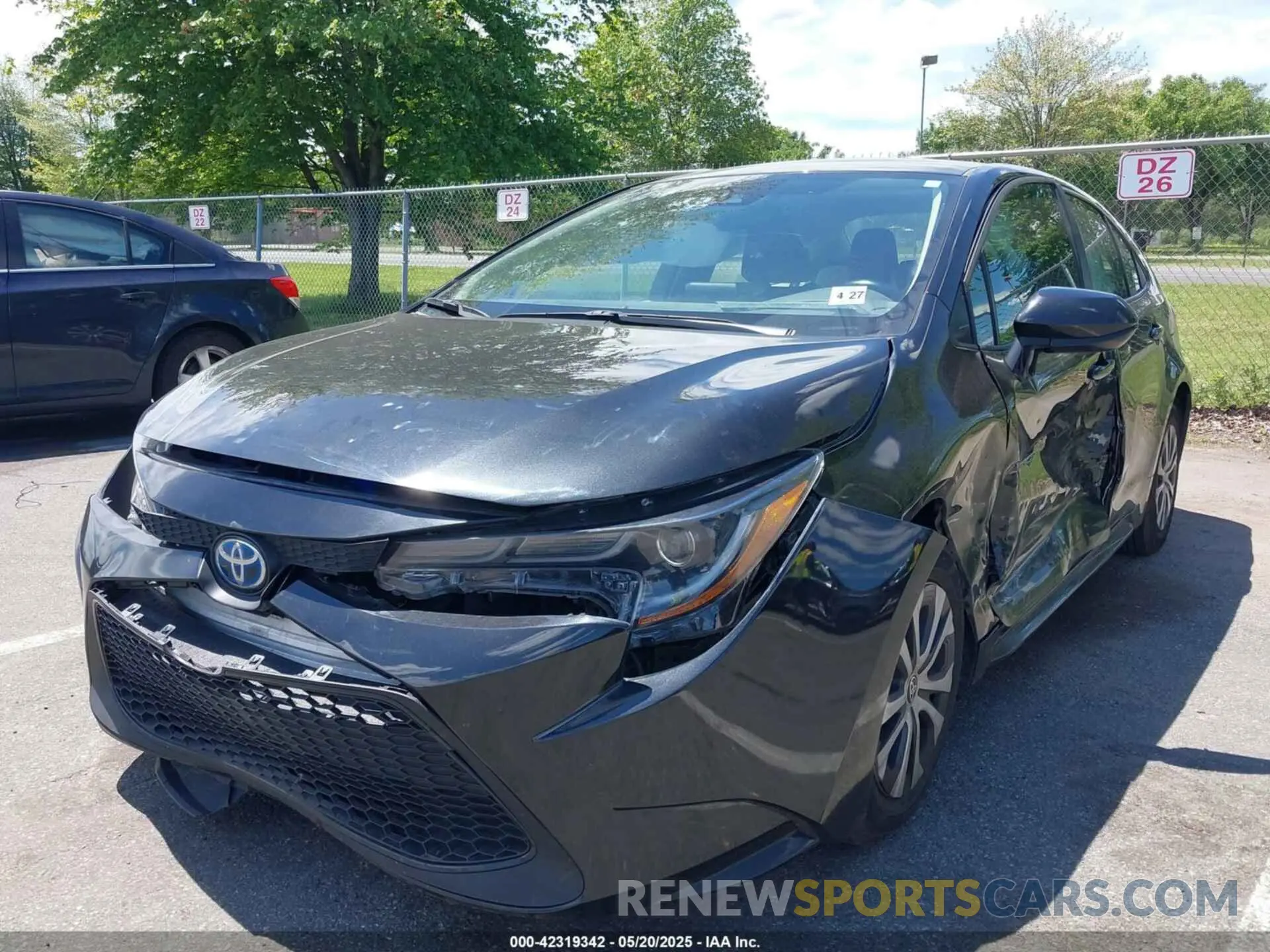 6 Photograph of a damaged car JTDEAMDE8NJ055538 TOYOTA COROLLA 2022