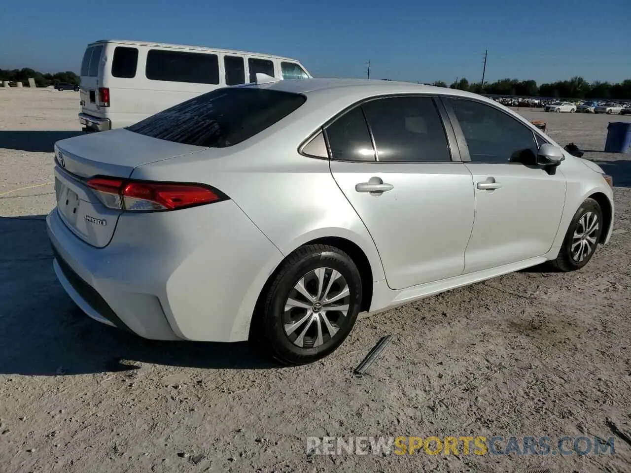 3 Фотография поврежденного автомобиля JTDEAMDE9N3009348 TOYOTA COROLLA 2022