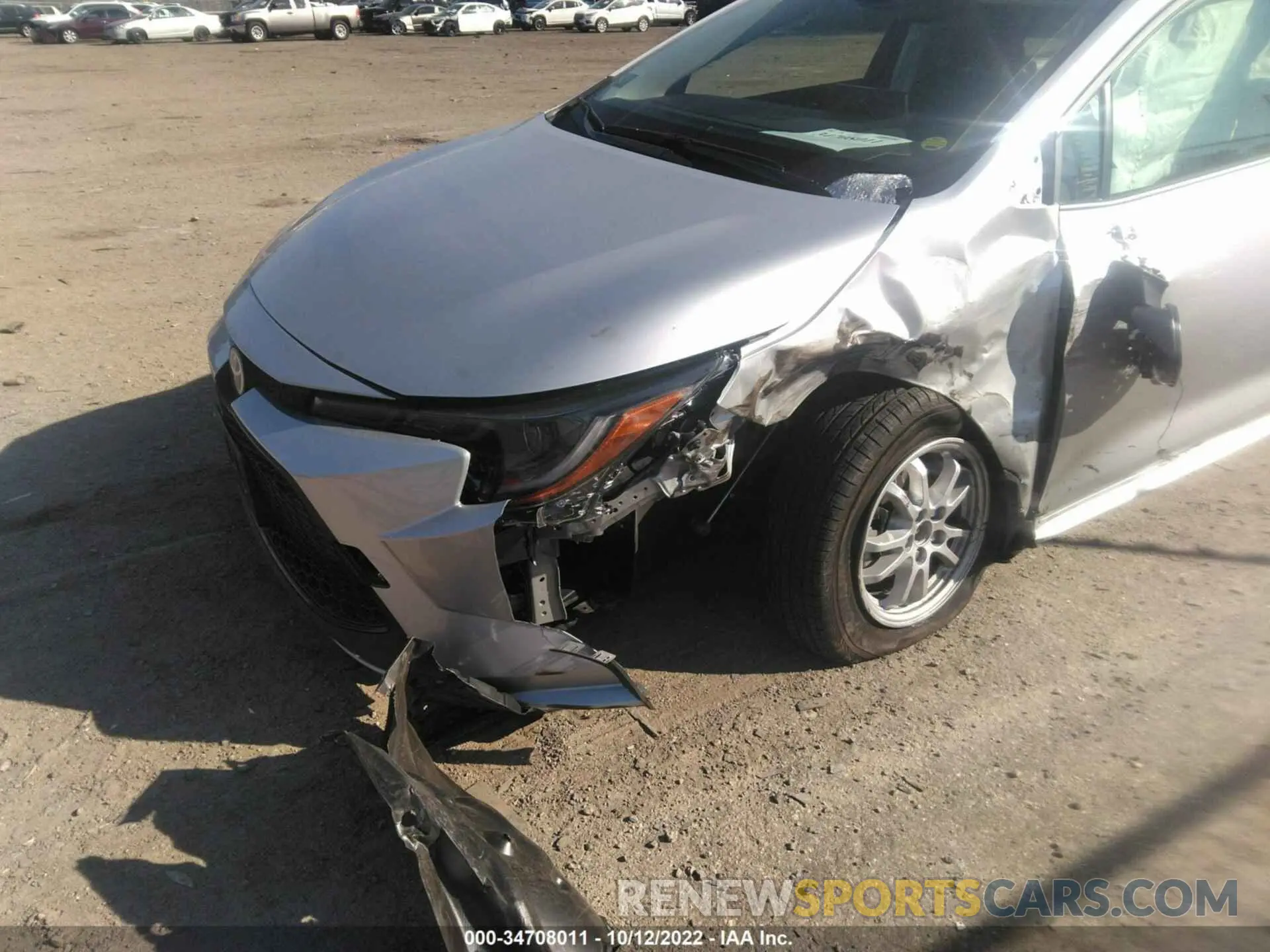 6 Фотография поврежденного автомобиля JTDEAMDE9N3010239 TOYOTA COROLLA 2022