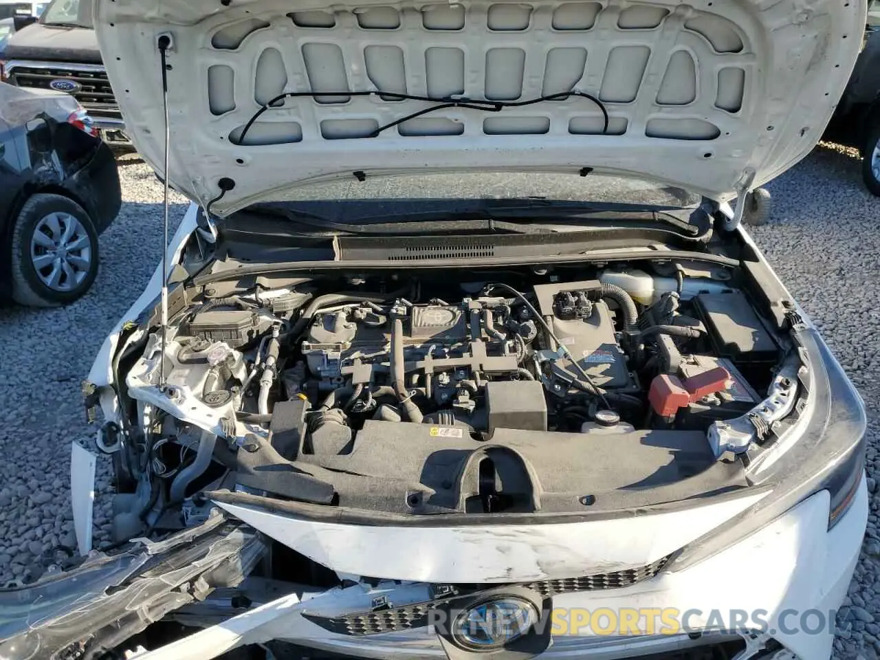 11 Фотография поврежденного автомобиля JTDEAMDE9NJ038988 TOYOTA COROLLA 2022