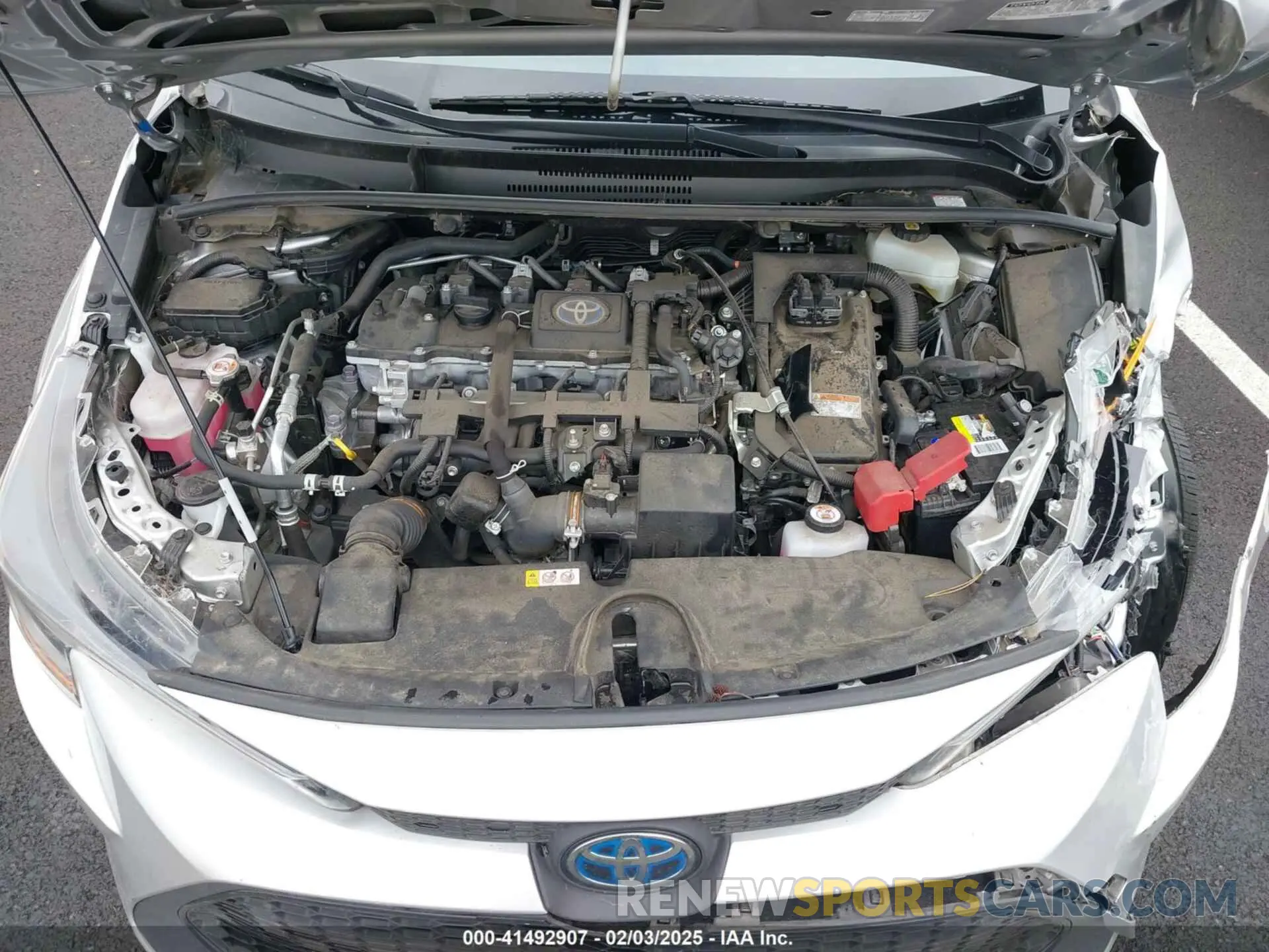 10 Фотография поврежденного автомобиля JTDEAMDE9NJ042023 TOYOTA COROLLA 2022