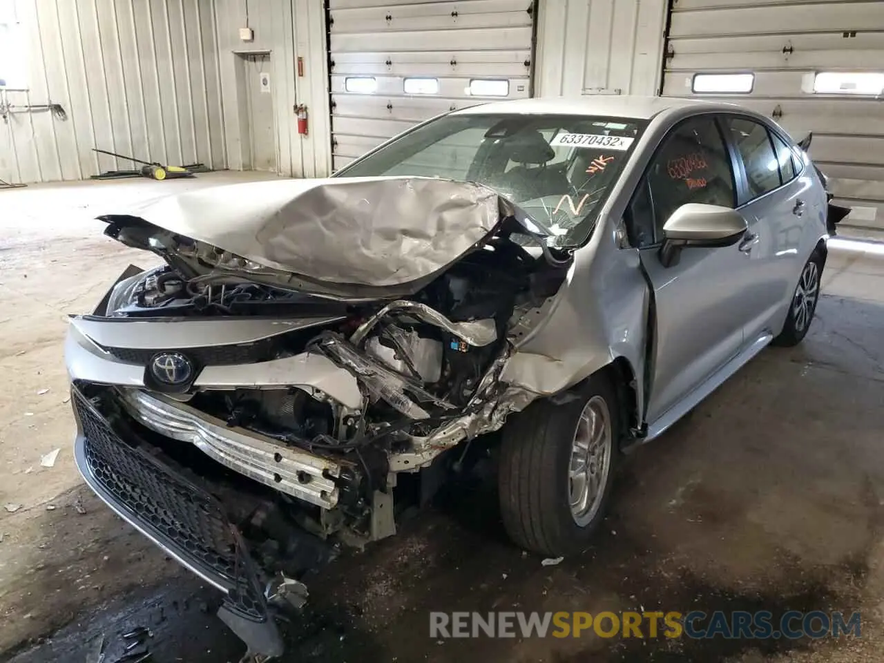 9 Photograph of a damaged car JTDEAMDE9NJ043088 TOYOTA COROLLA 2022