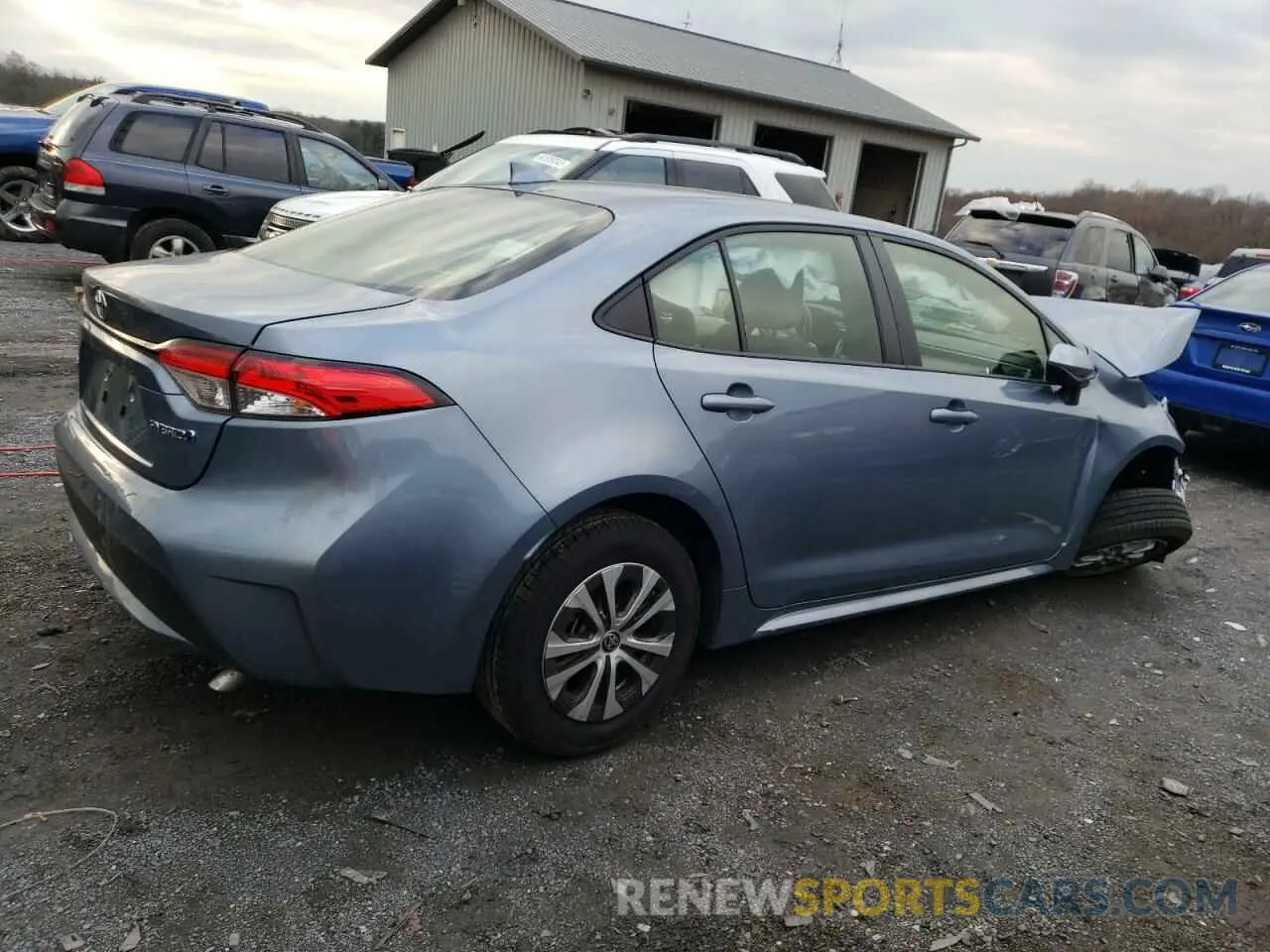 3 Фотография поврежденного автомобиля JTDEAMDE9NJ048470 TOYOTA COROLLA 2022