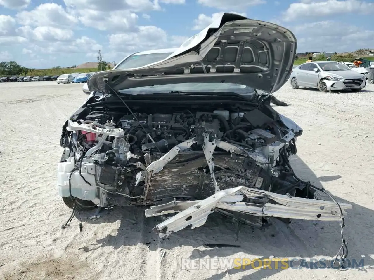 5 Photograph of a damaged car JTDEAMDE9NJ054172 TOYOTA COROLLA 2022