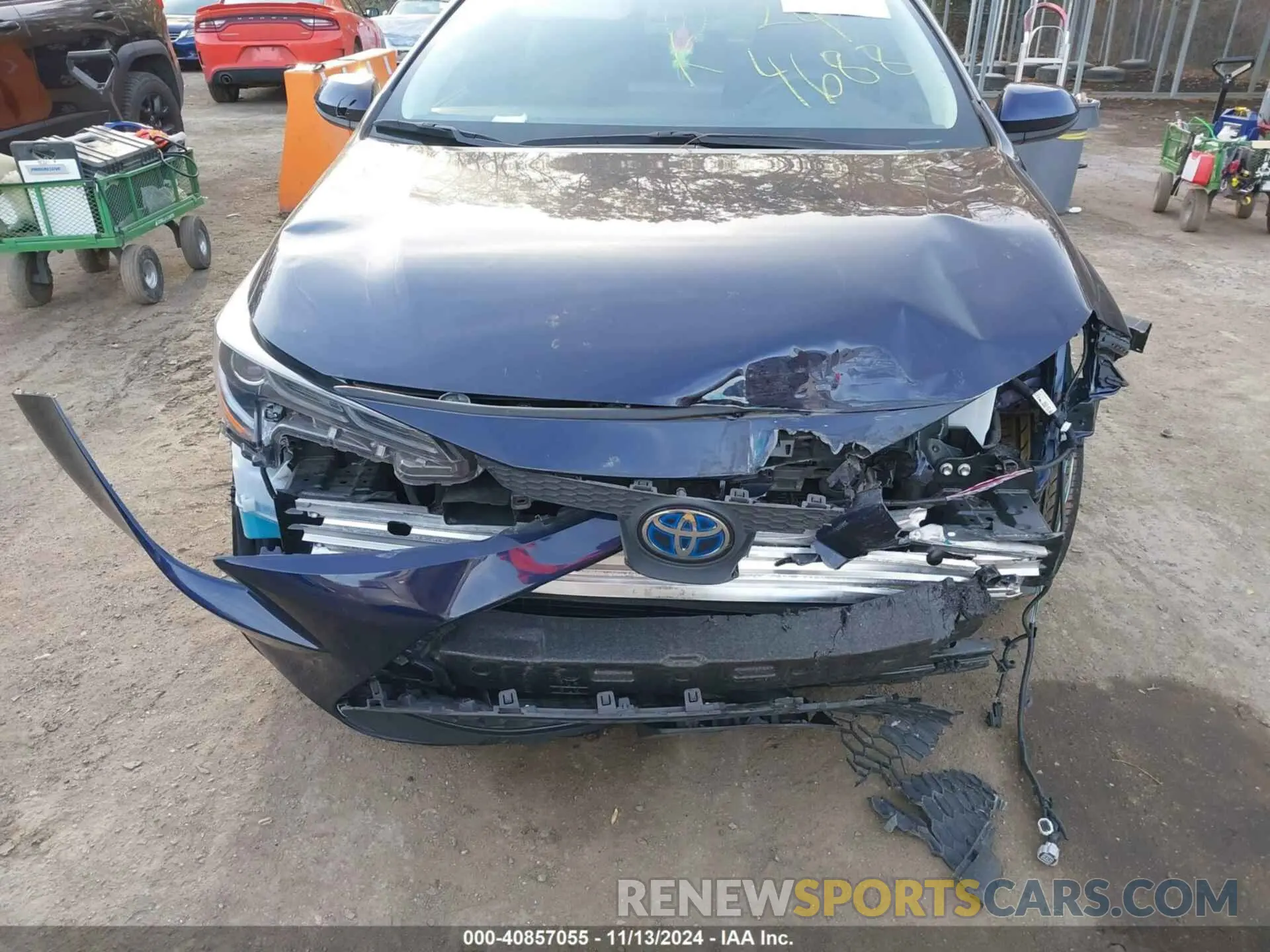 6 Photograph of a damaged car JTDEAMDE9NJ054690 TOYOTA COROLLA 2022