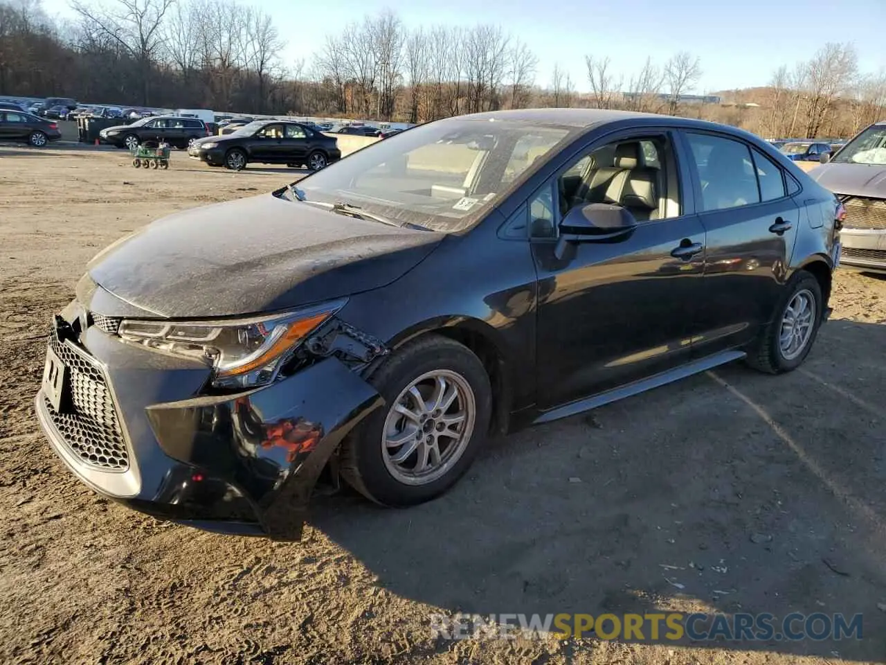 1 Photograph of a damaged car JTDEAMDE9NJ056424 TOYOTA COROLLA 2022