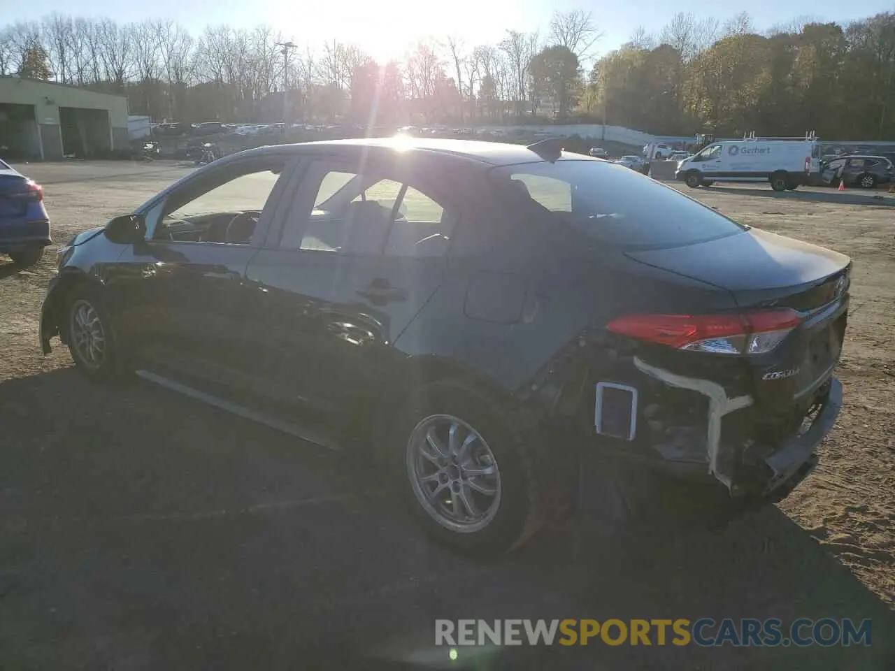 2 Photograph of a damaged car JTDEAMDE9NJ056424 TOYOTA COROLLA 2022