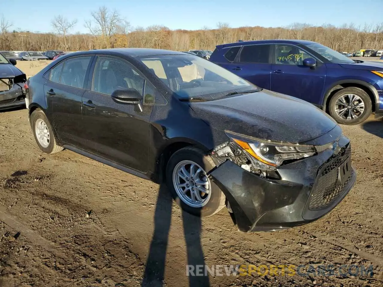 4 Photograph of a damaged car JTDEAMDE9NJ056424 TOYOTA COROLLA 2022