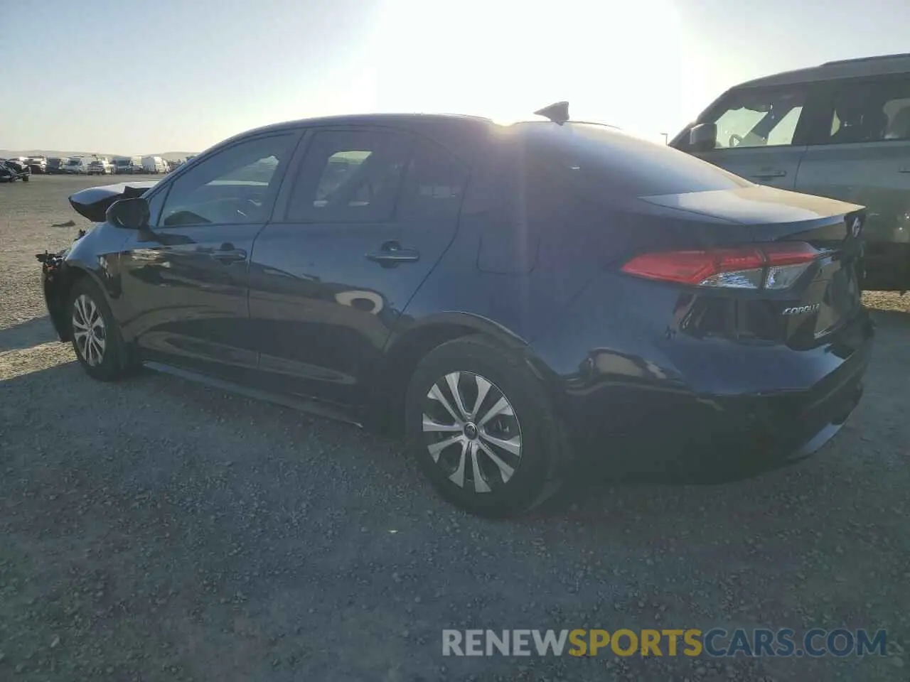 2 Фотография поврежденного автомобиля JTDEAMDE9NJ059601 TOYOTA COROLLA 2022