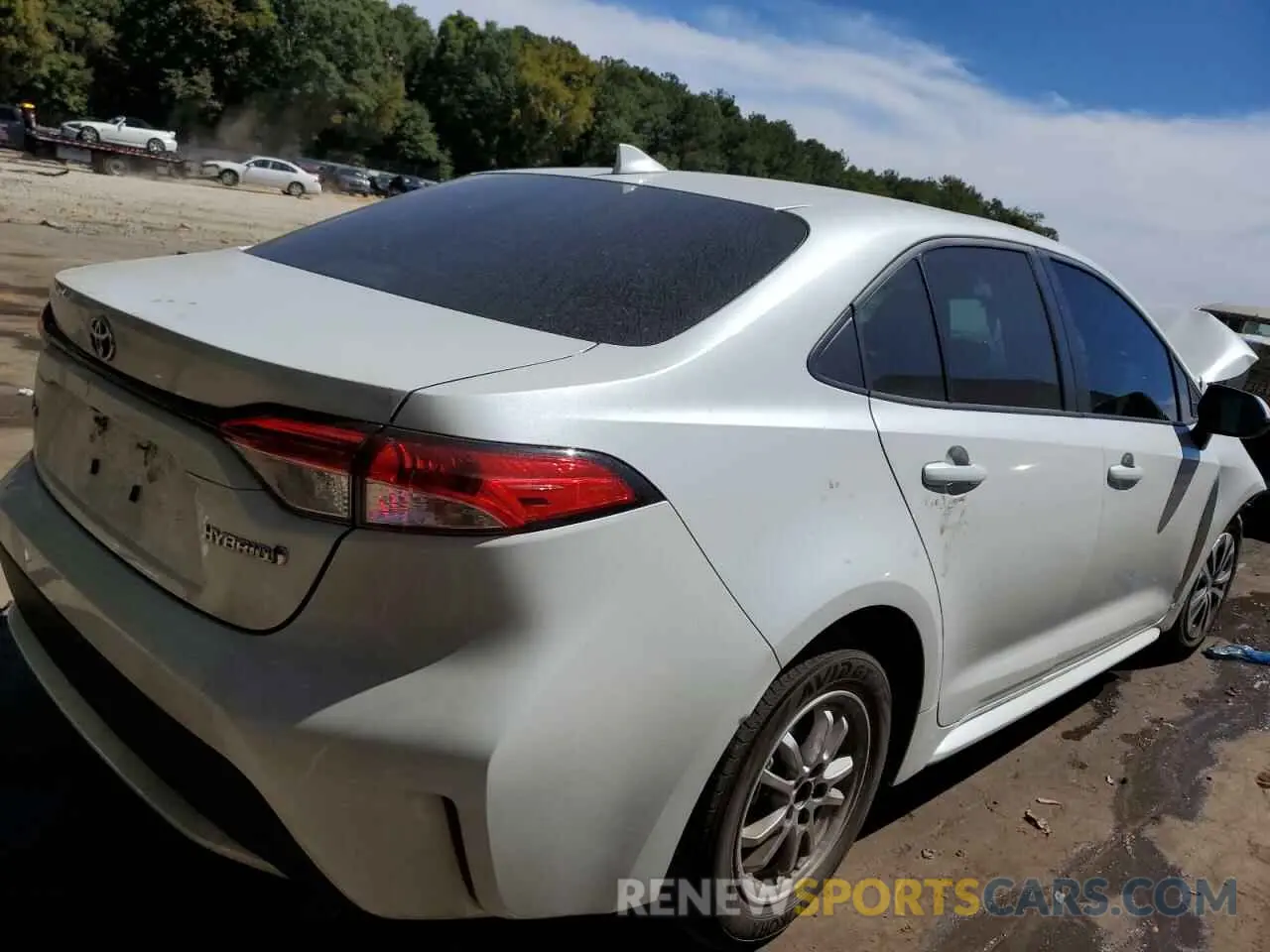 4 Фотография поврежденного автомобиля JTDEAMDEXN3000383 TOYOTA COROLLA 2022
