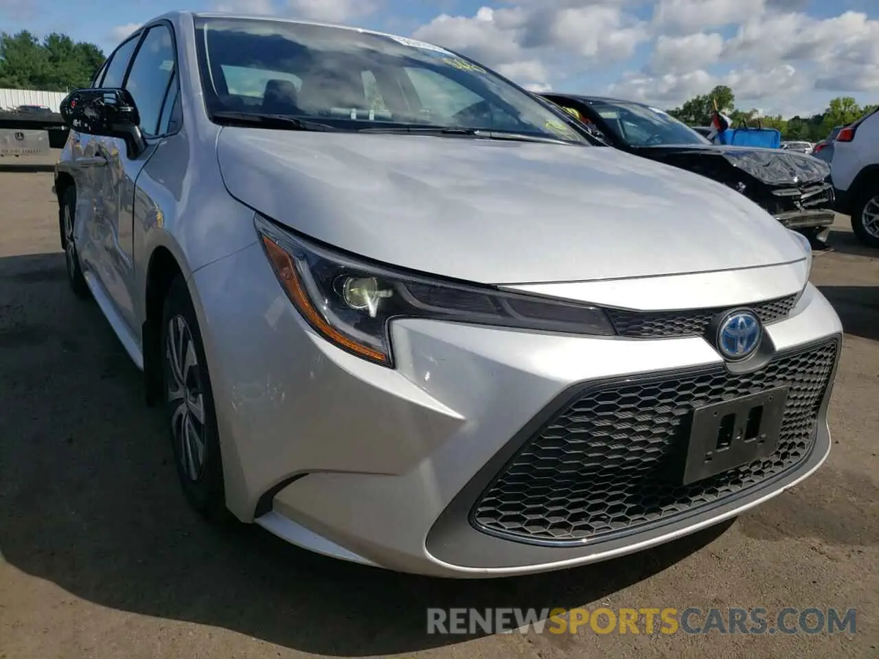 1 Photograph of a damaged car JTDEAMDEXN3008287 TOYOTA COROLLA 2022
