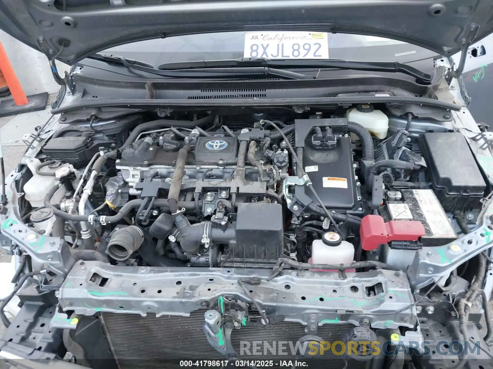 10 Photograph of a damaged car JTDEAMDEXNJ038613 TOYOTA COROLLA 2022