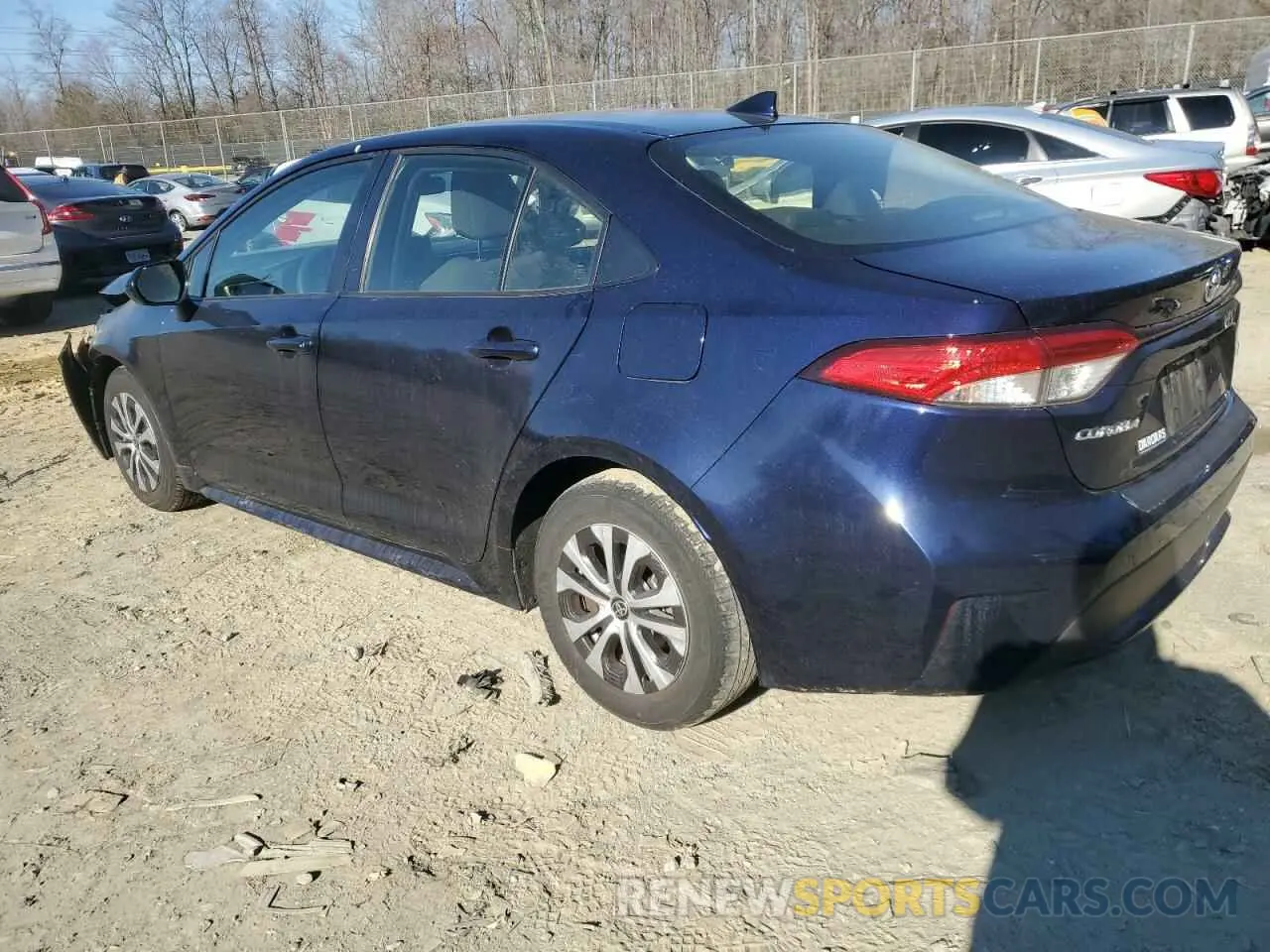 2 Фотография поврежденного автомобиля JTDEAMDEXNJ050437 TOYOTA COROLLA 2022