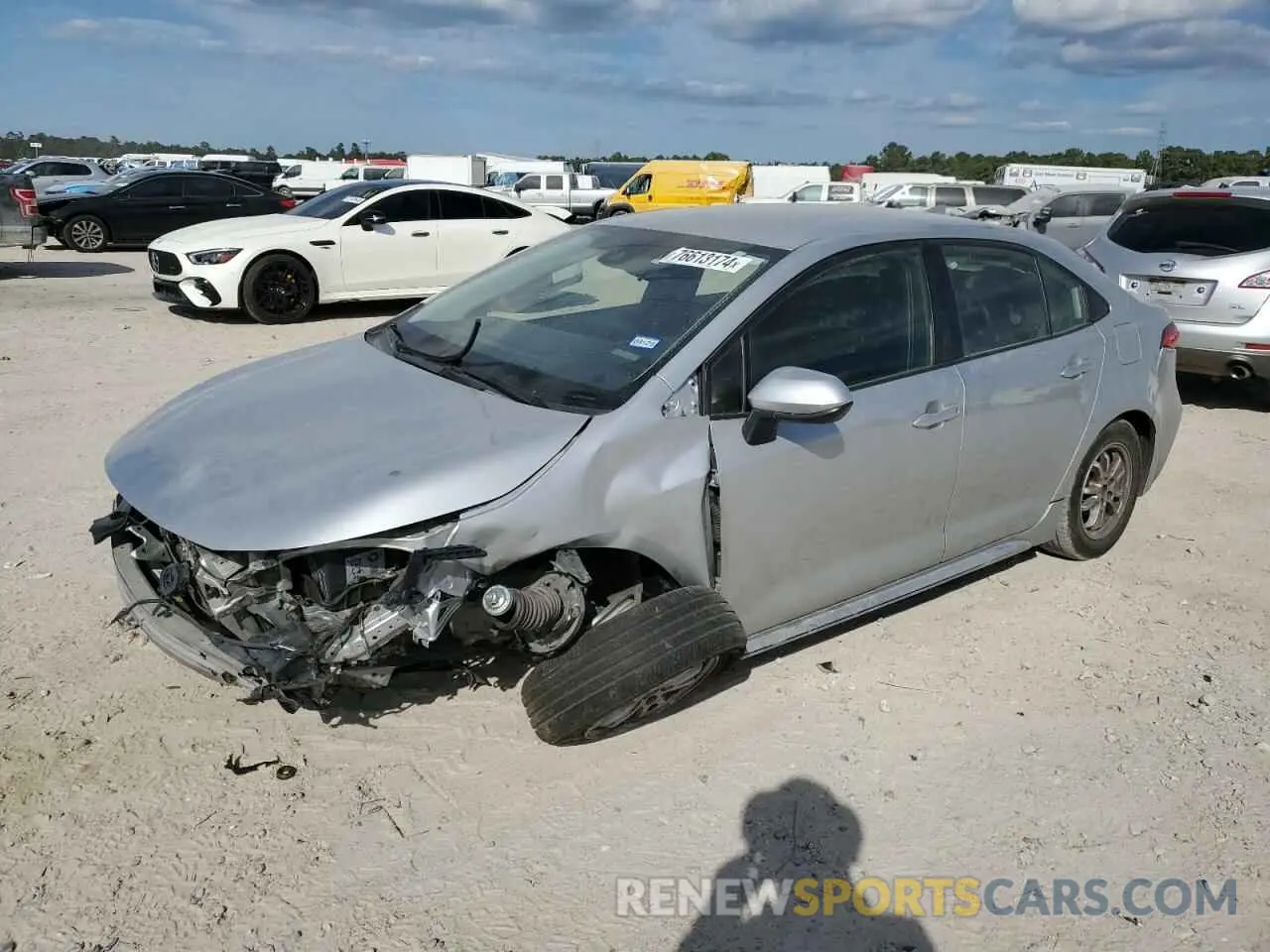 1 Photograph of a damaged car JTDEAMDEXNJ055122 TOYOTA COROLLA 2022