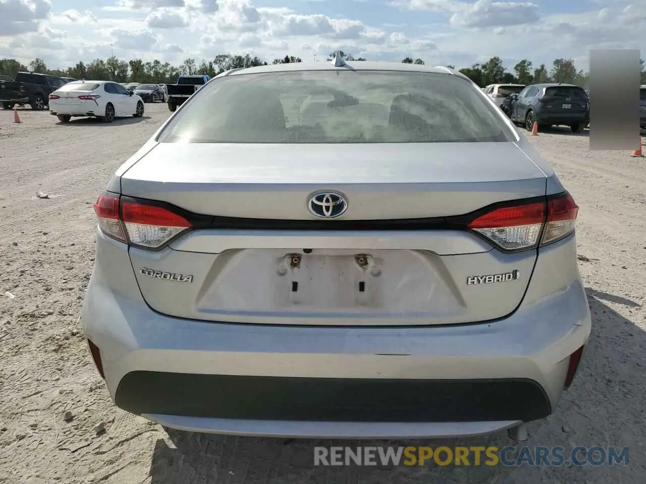 6 Photograph of a damaged car JTDEAMDEXNJ055122 TOYOTA COROLLA 2022