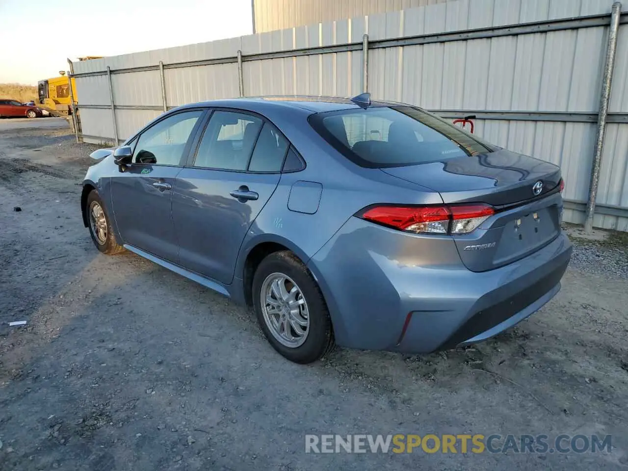 2 Фотография поврежденного автомобиля JTDEAMDEXNJ055217 TOYOTA COROLLA 2022
