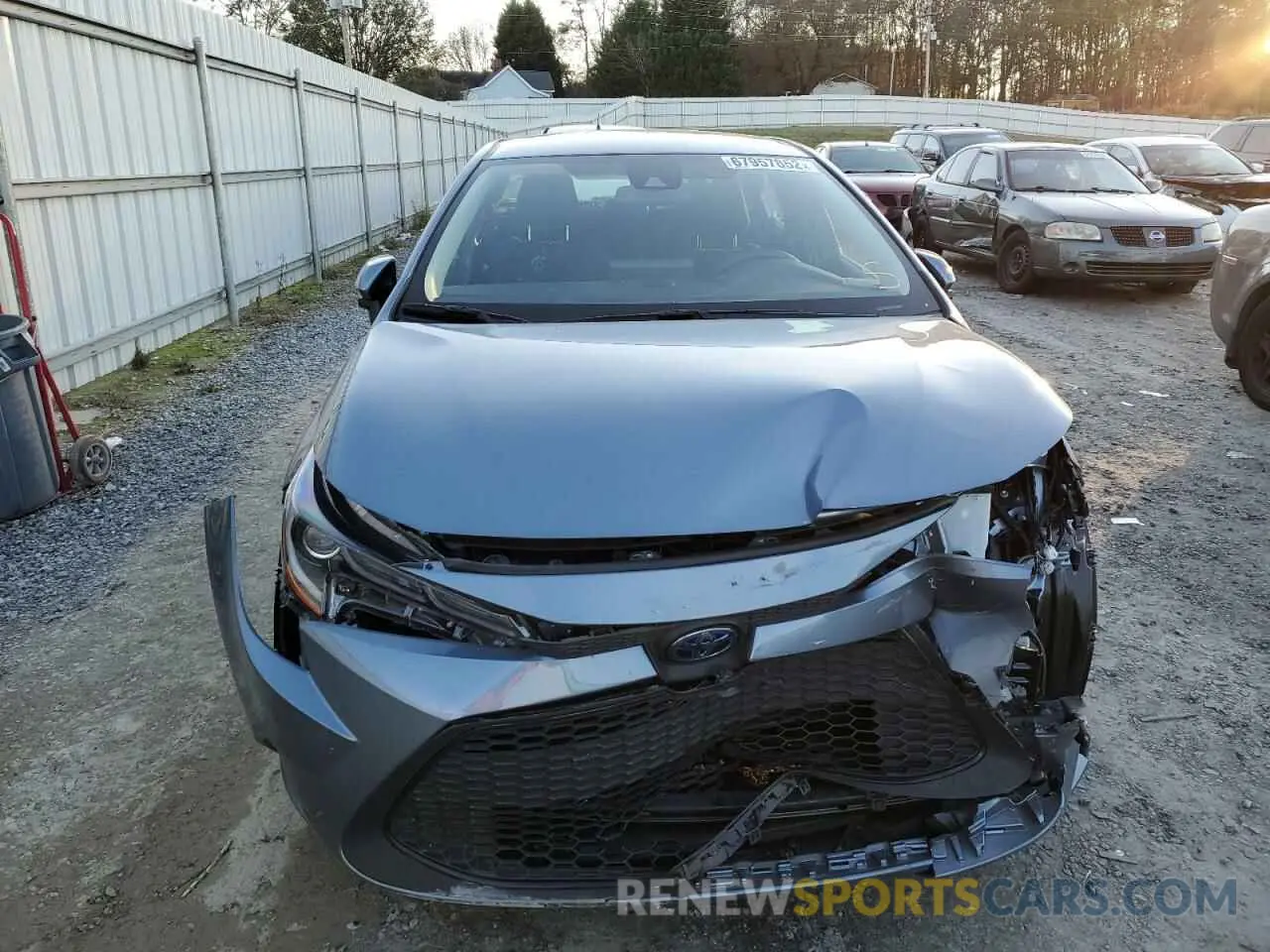 5 Фотография поврежденного автомобиля JTDEAMDEXNJ055217 TOYOTA COROLLA 2022