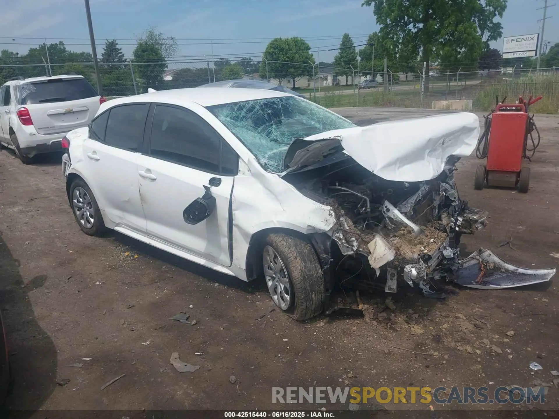 1 Photograph of a damaged car JTDEPMAE0N3001769 TOYOTA COROLLA 2022