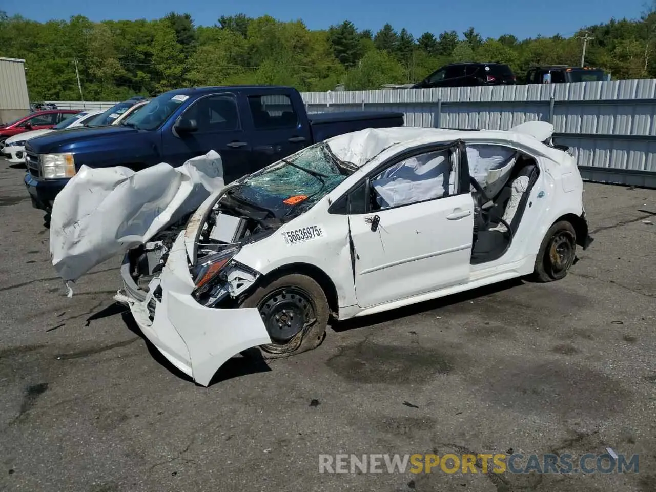 1 Photograph of a damaged car JTDEPMAE0N3002811 TOYOTA COROLLA 2022