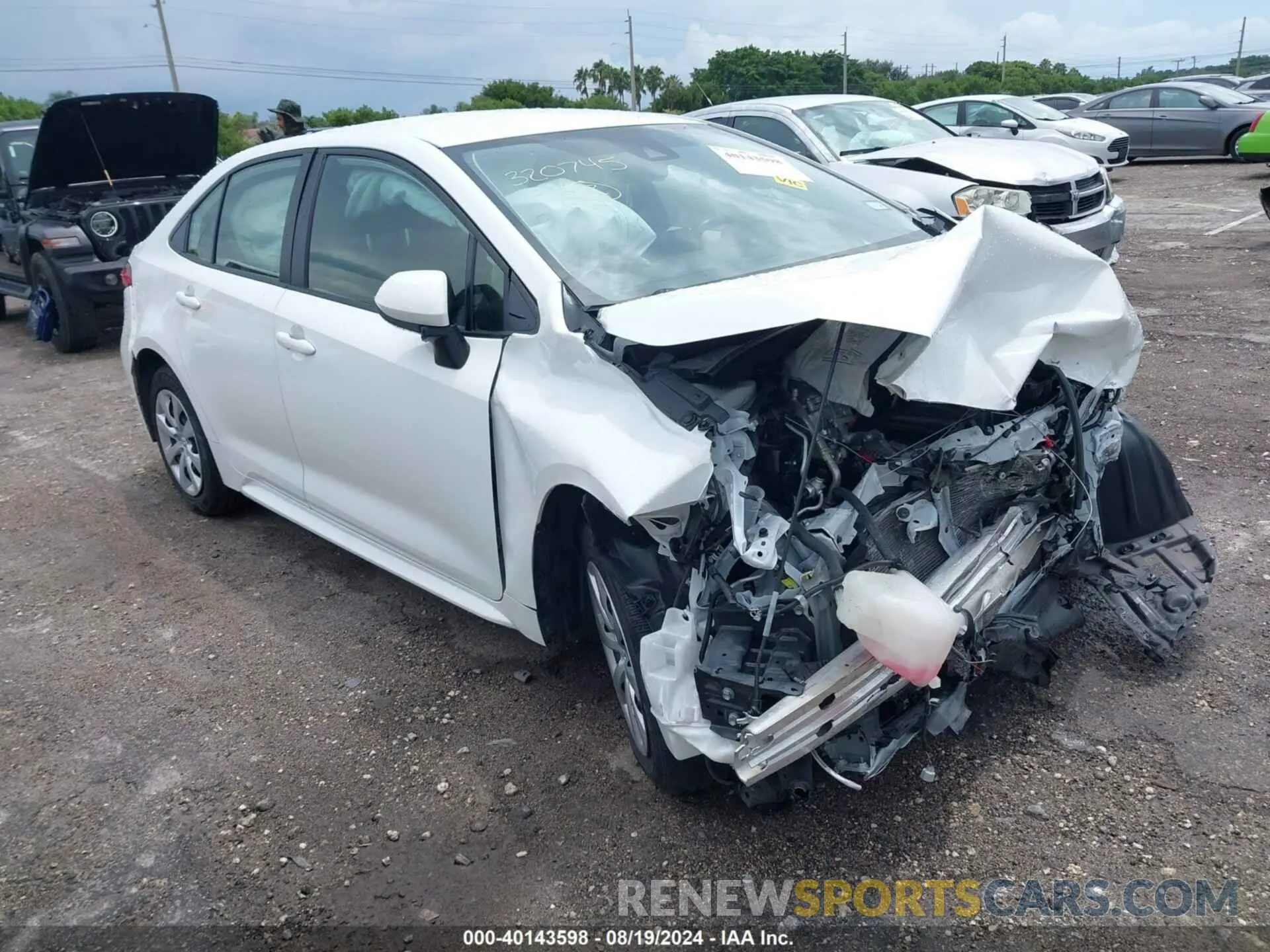 1 Photograph of a damaged car JTDEPMAE0N3019902 TOYOTA COROLLA 2022