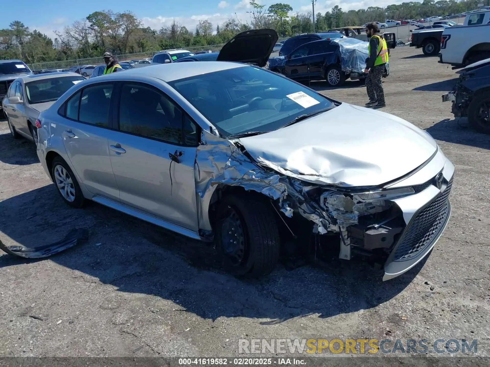 1 Фотография поврежденного автомобиля JTDEPMAE0N3021049 TOYOTA COROLLA 2022