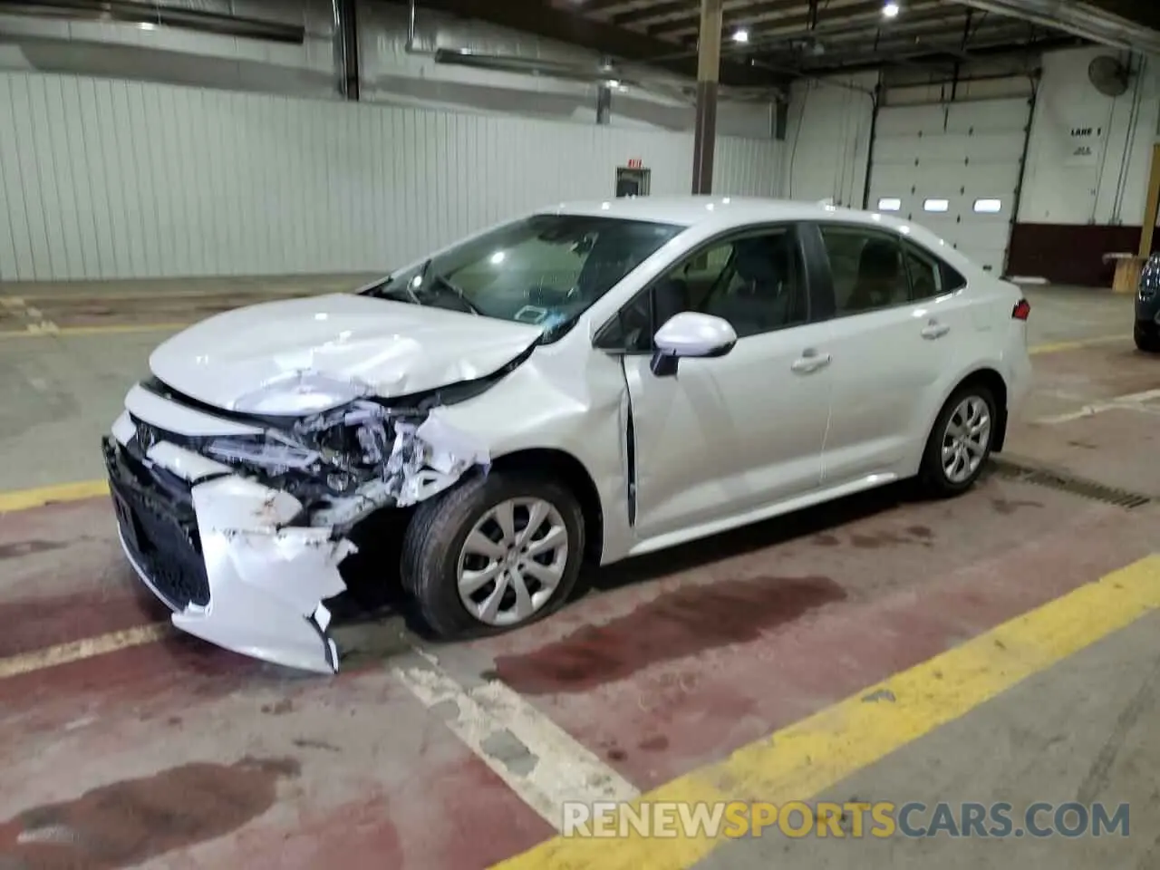 1 Photograph of a damaged car JTDEPMAE0N3027272 TOYOTA COROLLA 2022