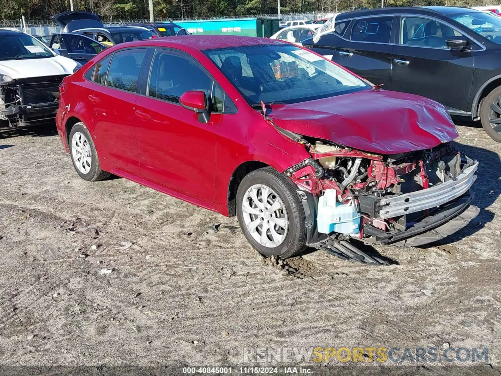 1 Photograph of a damaged car JTDEPMAE0NJ191990 TOYOTA COROLLA 2022