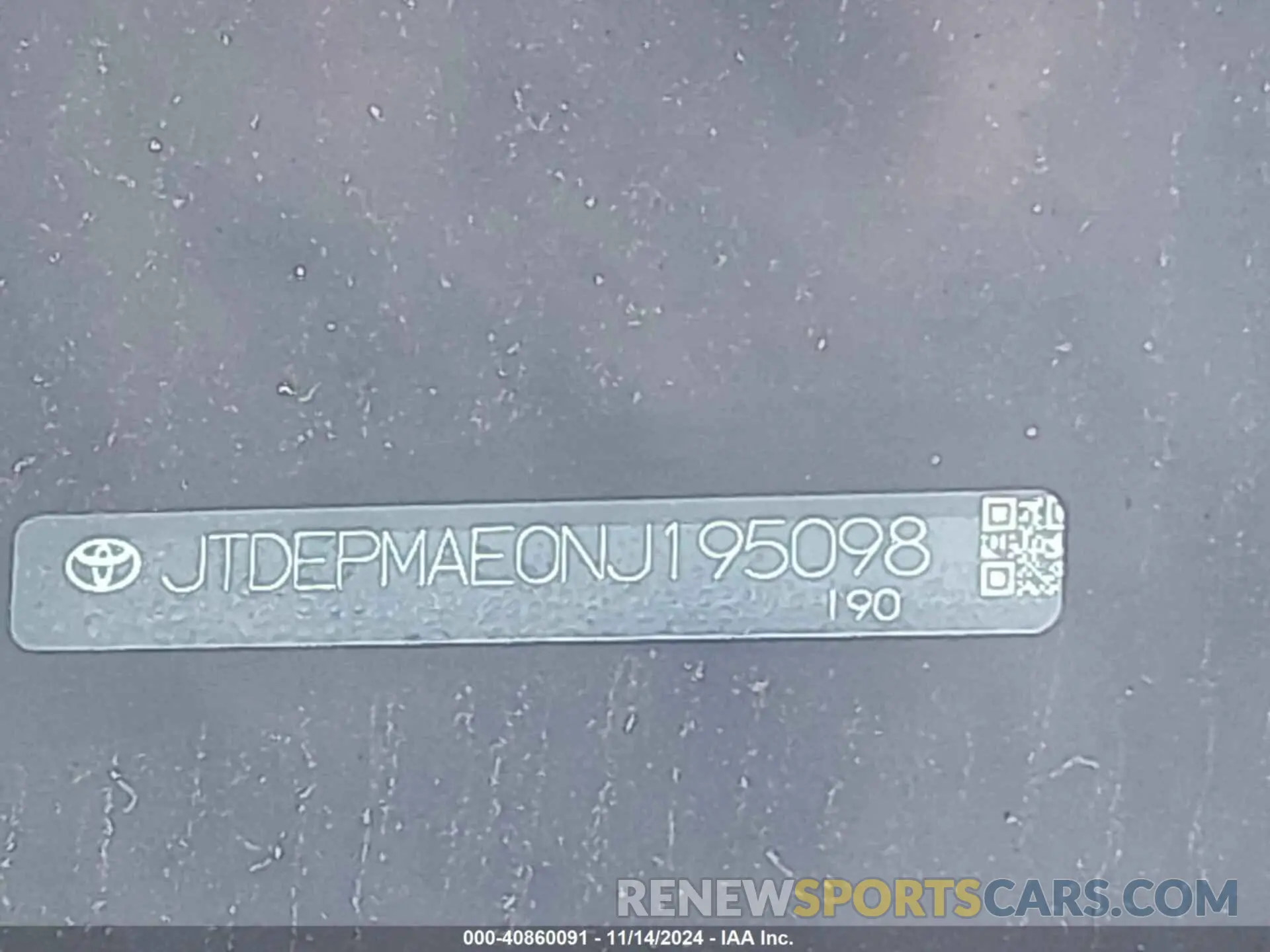 9 Photograph of a damaged car JTDEPMAE0NJ195098 TOYOTA COROLLA 2022