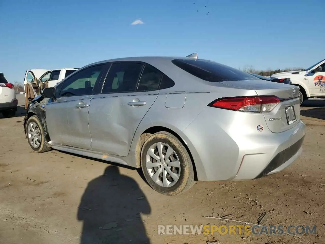 2 Фотография поврежденного автомобиля JTDEPMAE0NJ201949 TOYOTA COROLLA 2022