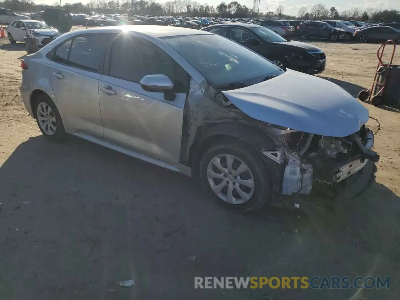 4 Фотография поврежденного автомобиля JTDEPMAE0NJ201949 TOYOTA COROLLA 2022