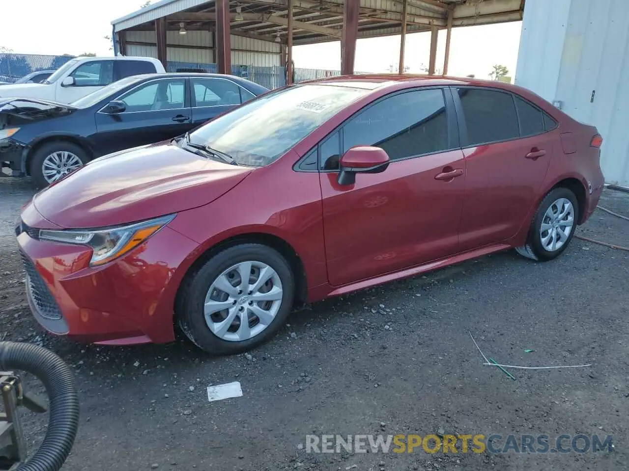 1 Photograph of a damaged car JTDEPMAE0NJ207492 TOYOTA COROLLA 2022