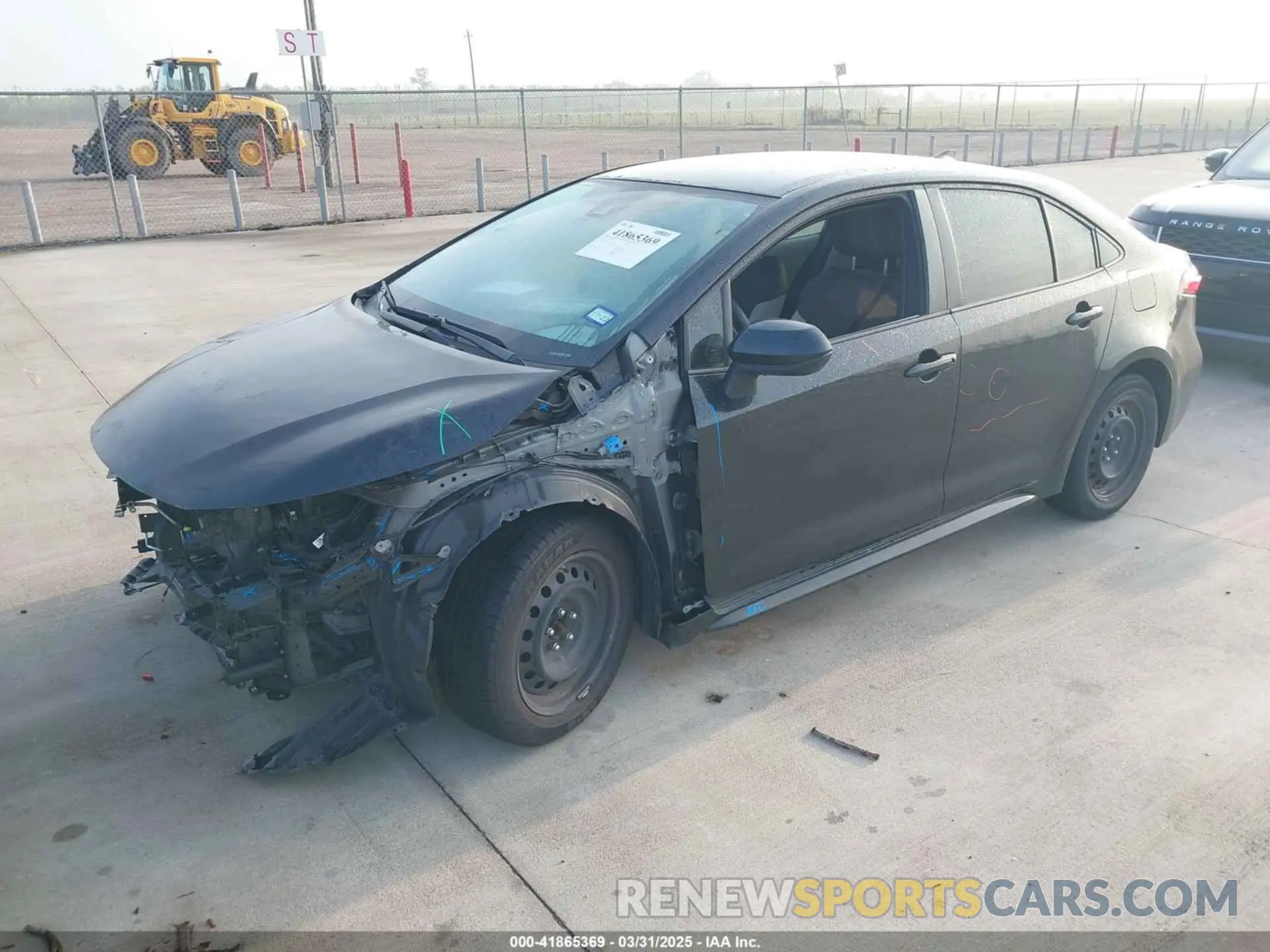 2 Фотография поврежденного автомобиля JTDEPMAE0NJ215074 TOYOTA COROLLA 2022