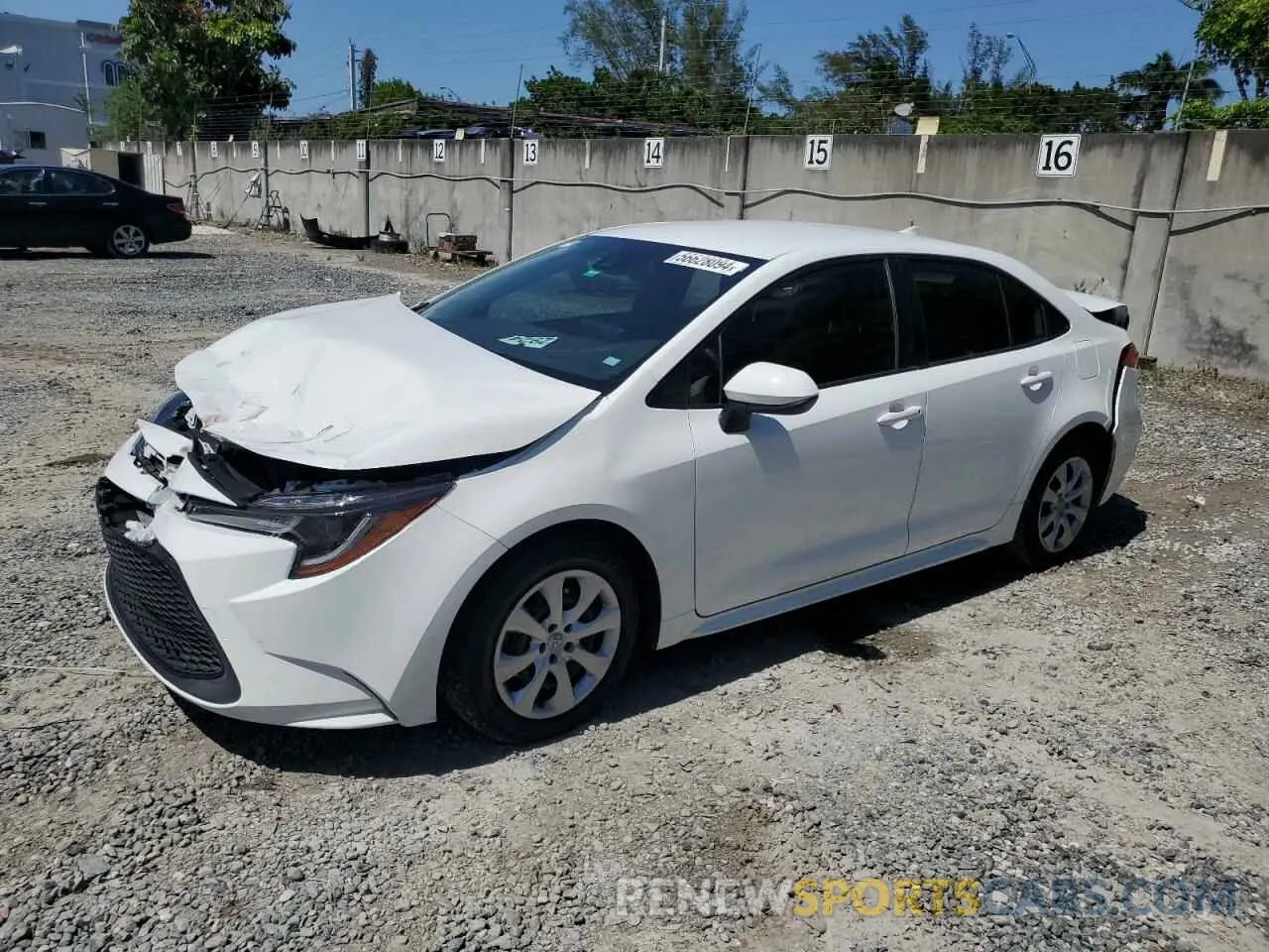1 Фотография поврежденного автомобиля JTDEPMAE1N3022906 TOYOTA COROLLA 2022