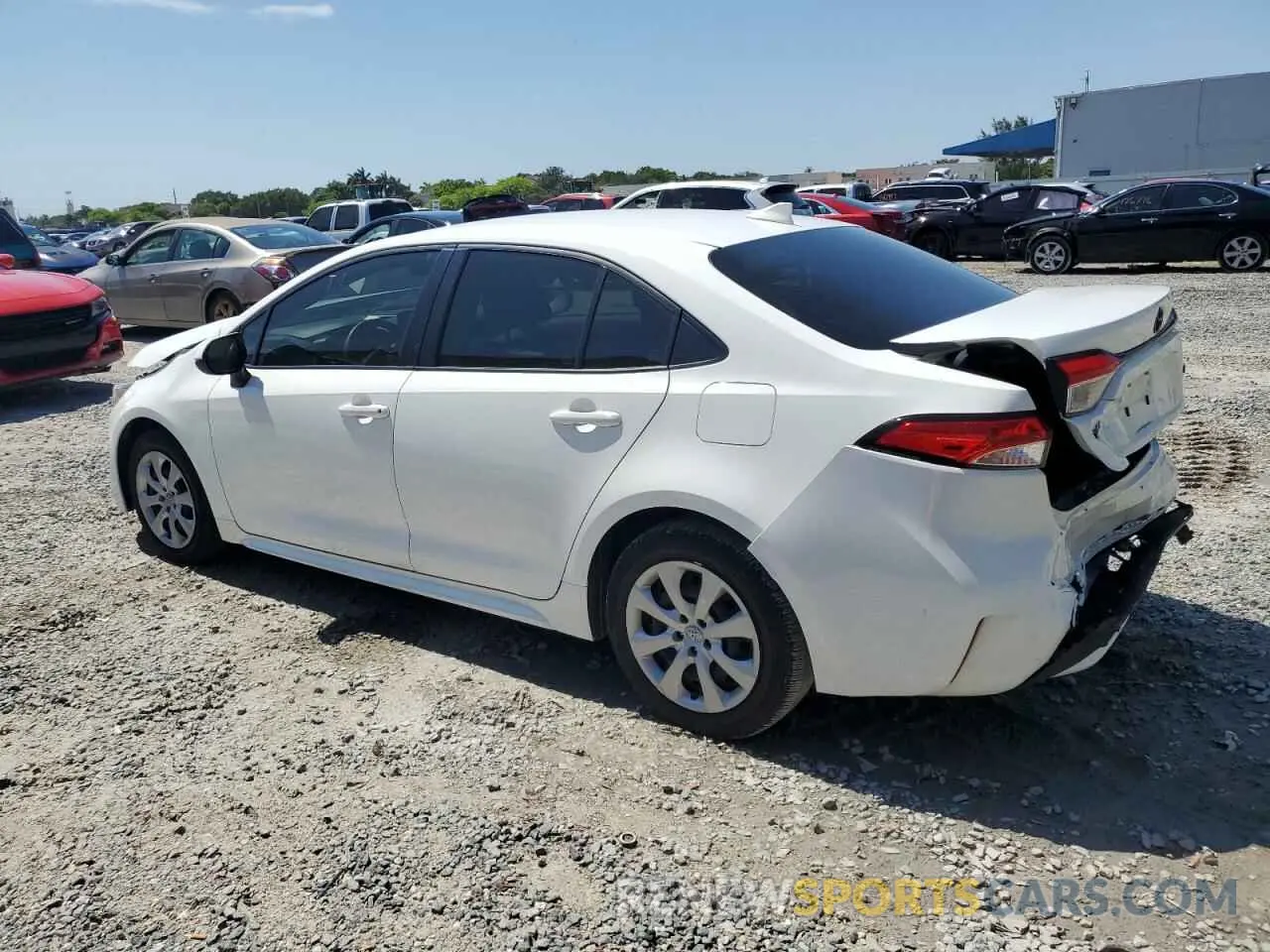 2 Фотография поврежденного автомобиля JTDEPMAE1N3022906 TOYOTA COROLLA 2022