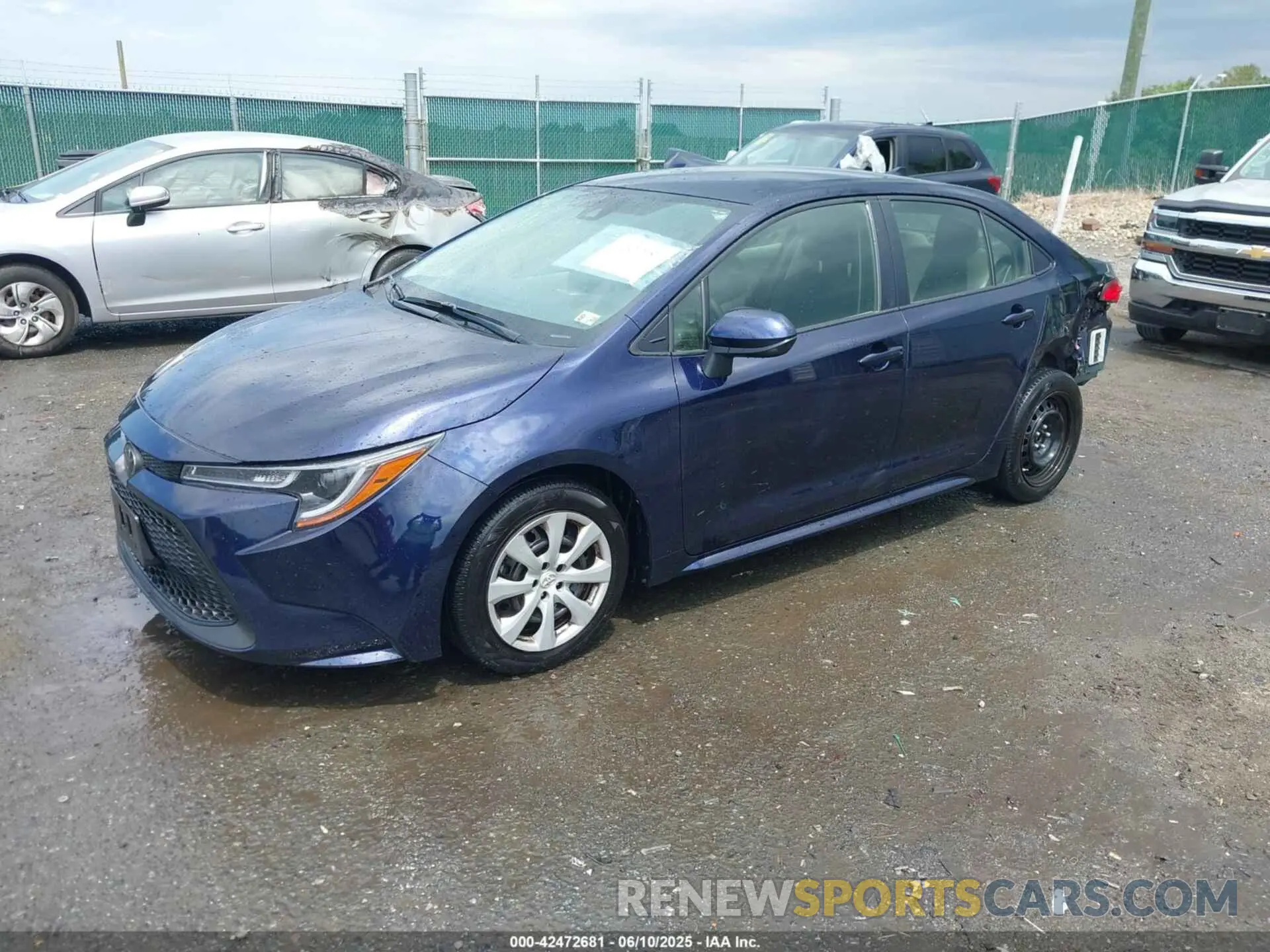 2 Фотография поврежденного автомобиля JTDEPMAE1NJ206044 TOYOTA COROLLA 2022