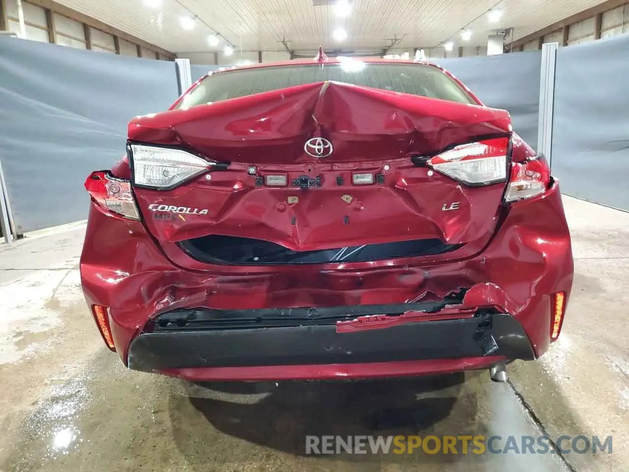 6 Photograph of a damaged car JTDEPMAE1NJ214130 TOYOTA COROLLA 2022