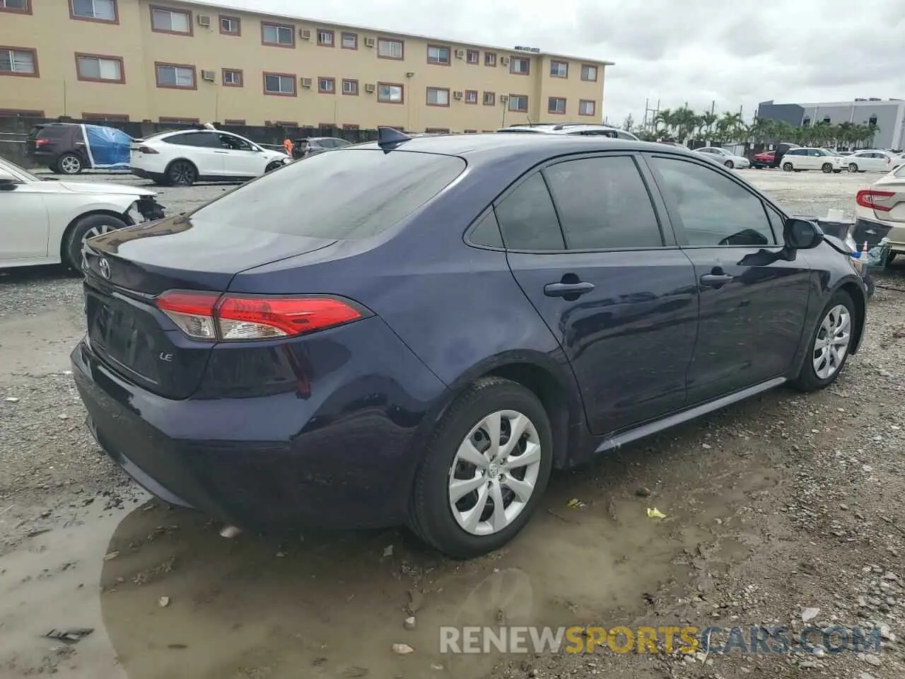3 Photograph of a damaged car JTDEPMAE2NJ190274 TOYOTA COROLLA 2022