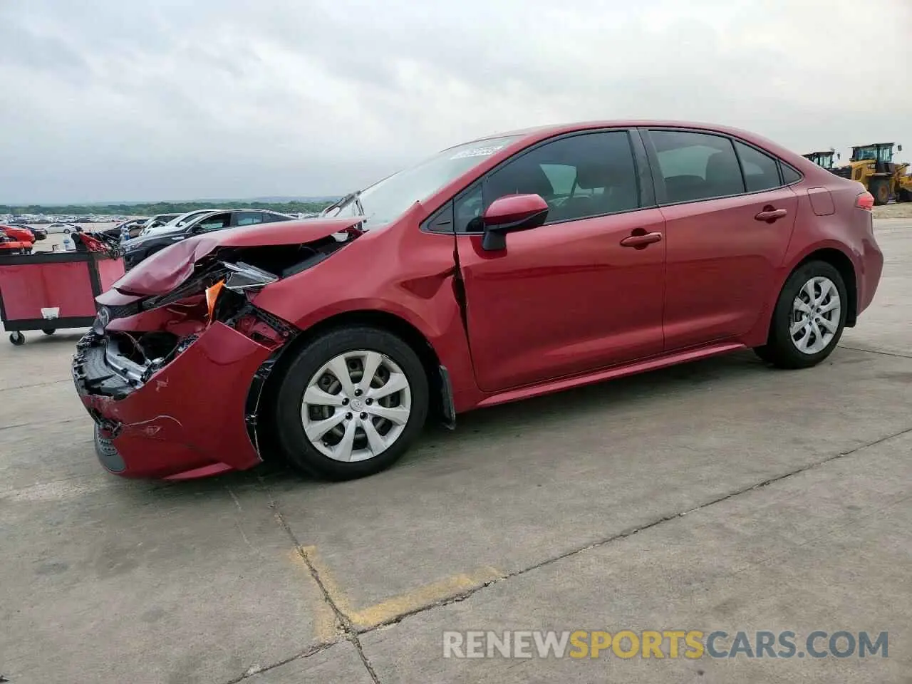 1 Photograph of a damaged car JTDEPMAE2NJ204903 TOYOTA COROLLA 2022