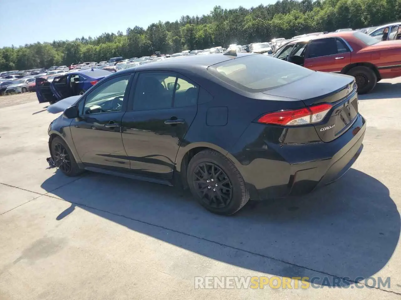 2 Фотография поврежденного автомобиля JTDEPMAE2NJ223306 TOYOTA COROLLA 2022
