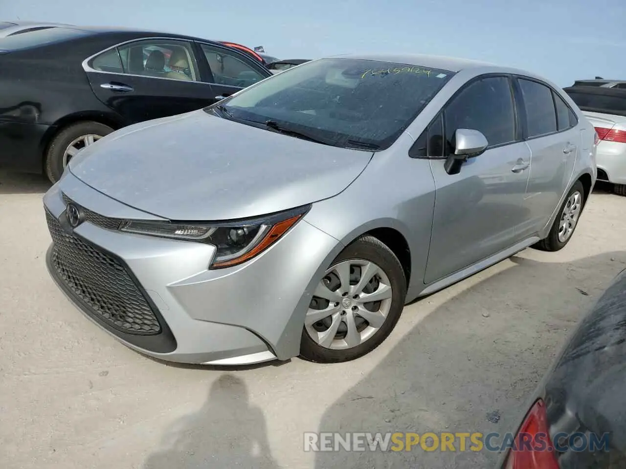 1 Photograph of a damaged car JTDEPMAE3N3015584 TOYOTA COROLLA 2022