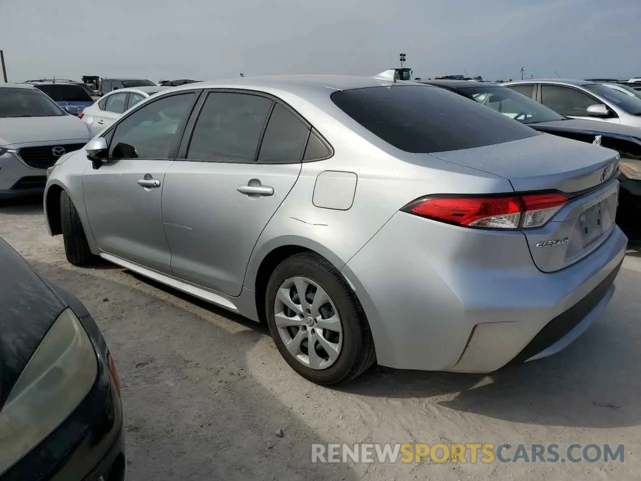 2 Photograph of a damaged car JTDEPMAE3N3015584 TOYOTA COROLLA 2022