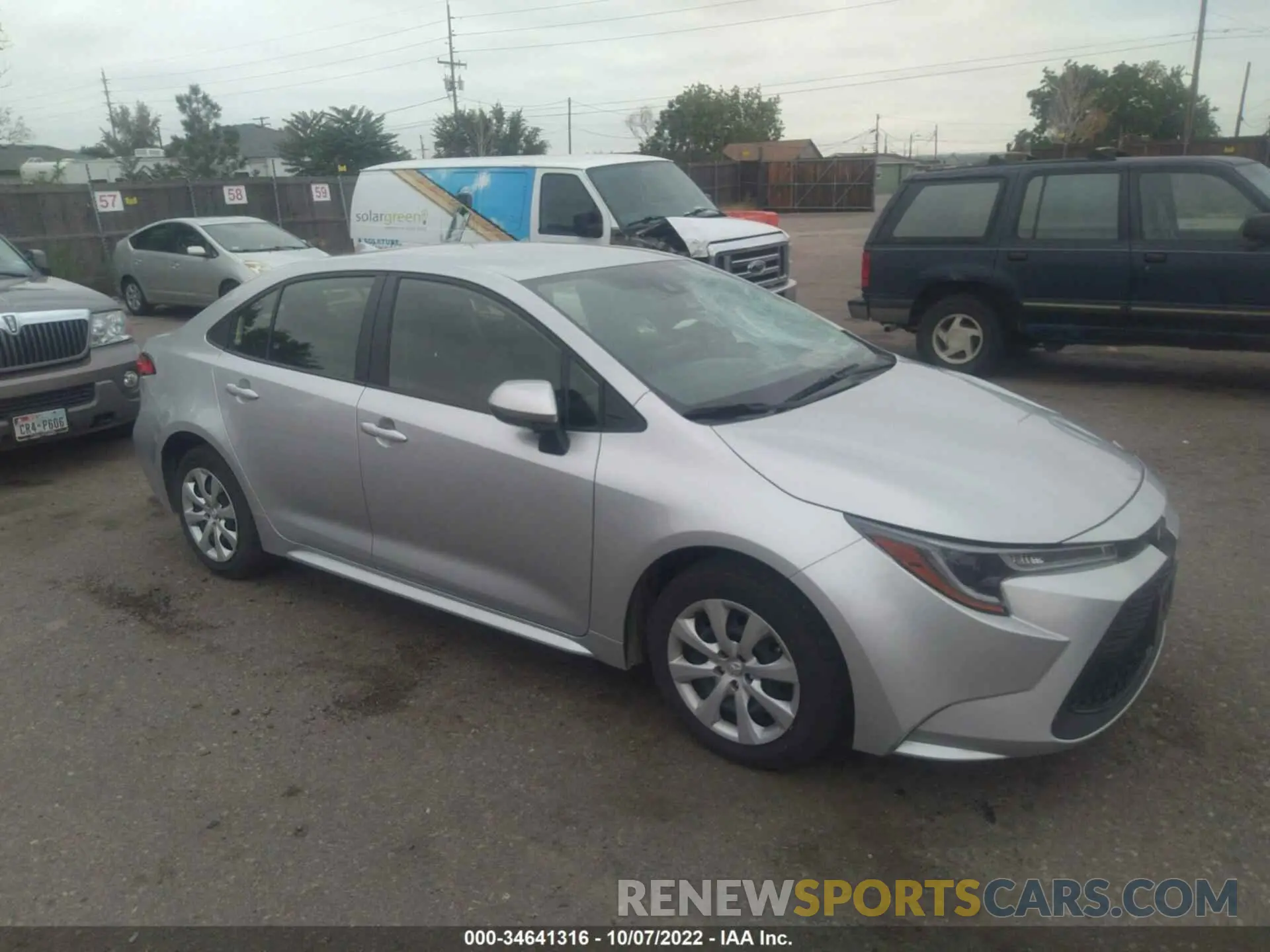 1 Photograph of a damaged car JTDEPMAE3N3020302 TOYOTA COROLLA 2022